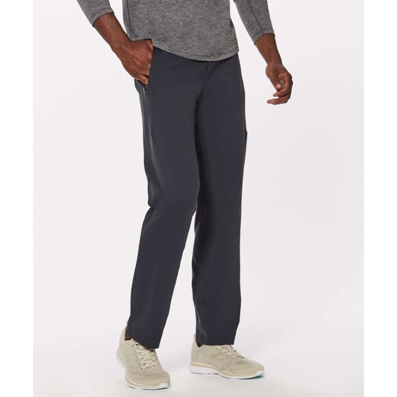 Lululemon Men's Discipline Sweatpants Size 2XL Heathered Black - Picture 1 of 9